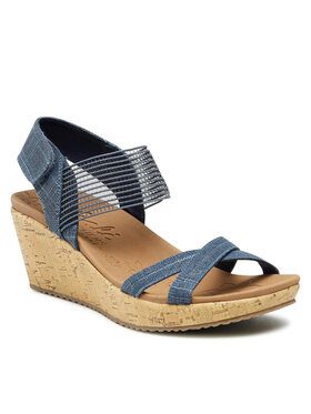 Skechers Skechers Sandały Casual Outing 119323/NVY Granatowy