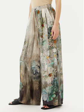 ViCOLO ViCOLO Hlače TD0704 Zelena Relaxed Fit