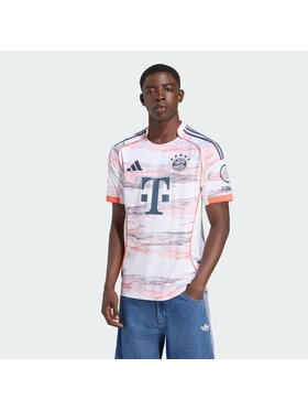 adidas adidas Koszulka techniczna FC Bayern 25/26 Away Jersey Biały Slim Fit