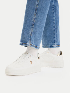 U.S. Polo Assn. U.S. Polo Assn. Sneakersy EO-CASEY001W/GY1 Biały