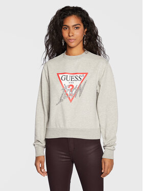 Guess Guess Mikina Icon W2BQ18 KB683 Sivá Regular Fit