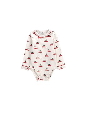 Coccodrillo Coccodrillo Body dziecięce ZC6112103MER-003 Kremowy Regular Fit