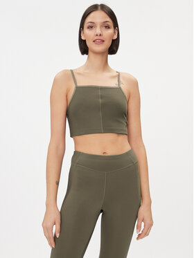 Reebok Reebok Τοπ Yoga Performance IM4045 Πράσινο Fitted Fit