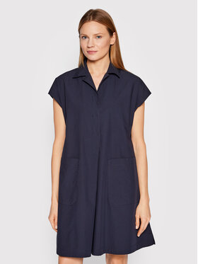 Weekend Max Mara Weekend Max Mara Sukienka codzienna Neottia 52212121 Granatowy Flare Fit