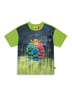 LEGO LEGO T-Shirt Taj311 Zielony jasny Regular Fit