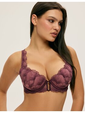 Esotiq Esotiq Biustonosz push-up 44030 Różowy