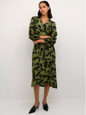 Karen by Simonsen Karen by Simonsen Vsakodnevna obleka Kalinkakb 10104572 Zelena A-Line Fit
