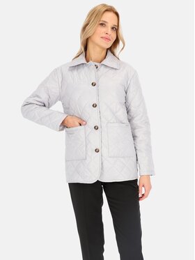 Perso Perso Bunda pro přechodné období BLE 241025 F Šedá Regular Fit