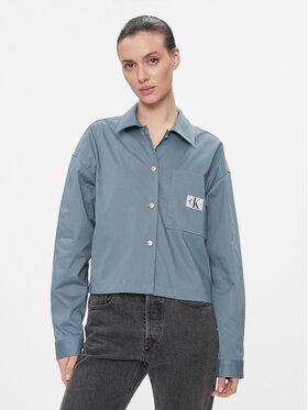 Calvin Klein Jeans Calvin Klein Jeans Košeľa J20J223241 Modrá Oversize