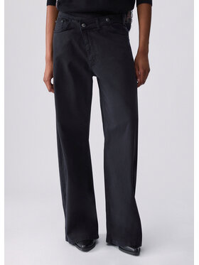Liu Jo Liu Jo Spodnie materiałowe WF6115T708A22222 Czarny Loose Fit