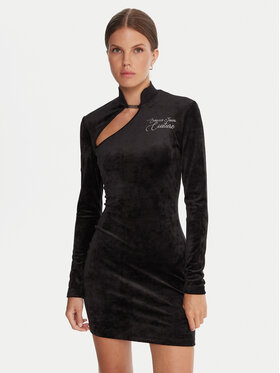 Versace Jeans Couture Versace Jeans Couture Koktejlové šaty 79HAO9A1 J0241 Čierna Slim Fit