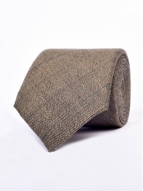 ELSNER ELSNER Kravata BEZ PODSZEWKI Z WEŁNY A5852 Béžová
