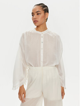 ViCOLO ViCOLO Srajca TB2079 Bela Oversize