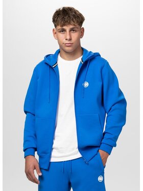 PITBULL PITBULL Bluza CHARGER SMALL LOGO Niebieski Regular Fit