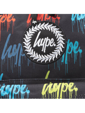 HYPE Ruksak Multi Coloured Wall Graffiti TWLG-705 Crna