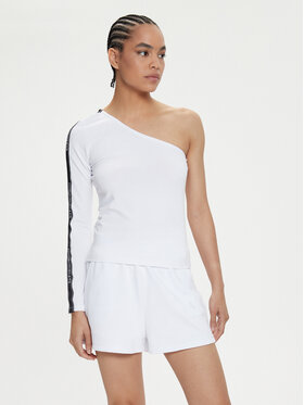 EA7 Emporio Armani EA7 Emporio Armani Bluzka 3DTT39 TJ6SZ 1100 Biały Slim Fit