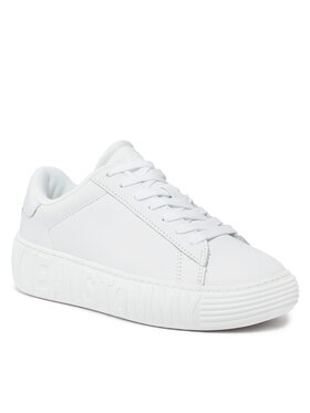 Tommy Jeans Tenisice Tjw Leather Cupsole Ess EN0EN02507 Bijela