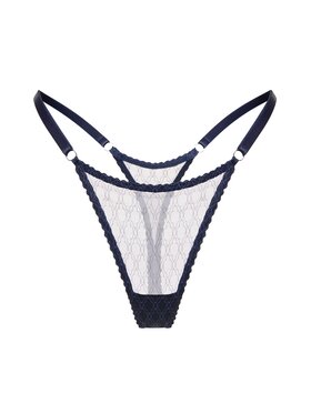 Merci Lingerie Merci Lingerie Stringi EP04S04PT Niebieski