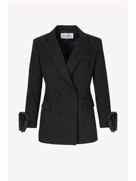 CASTELLANI CASTELLANI Marynarka Aurelie Czarny Regular Fit