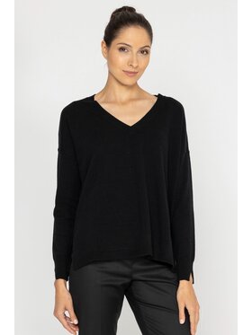Deni Cler Milano Deni Cler Milano Sweter T-DC-S487-D5-90-90-1 Czarny Regular Fit