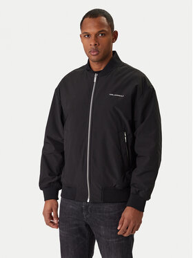 KARL LAGERFELD KARL LAGERFELD Bunda bomber 505005 561533 Černá Regular Fit