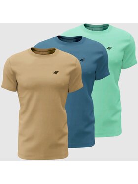 4F 4F T-Shirt 4FWSS26TTSHM4481-91S Kolorowy Regular Fit