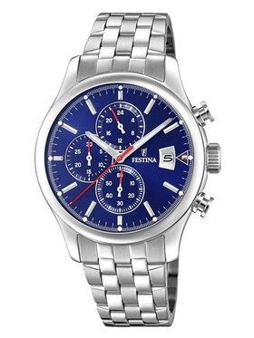 Festina Festina Zegarek F20374/2 Srebrny