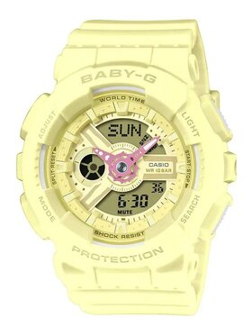 Baby-G Baby-G Zegarek Casio-BA-110AH-9AER Żółty