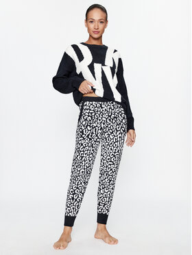 DKNY DKNY Pyžamo YI2922687 Černá Regular Fit