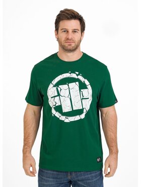 PITBULL PITBULL T-Shirt Koszulka Zielony Regular Fit