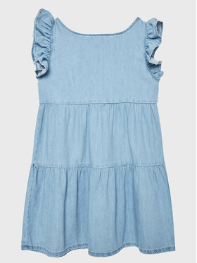 United Colors Of Benetton United Colors Of Benetton Повсякденна сукня 4AD6CV018 Блакитний Regular Fit