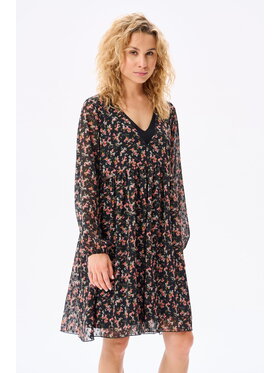 blue shadow blue shadow Sukienka codzienna Monka Czarny Regular Fit