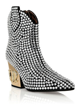 PHILIPP PLEIN PHILIPP PLEIN Kozačky 1597 Stříbrná