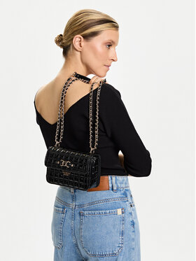 Guess Guess Geantă Nadira Mini HWQT84 24780 Negru