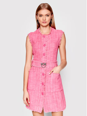 Pinko Pinko Každodenní šaty Agira 1G179V 8716 Růžová Regular Fit