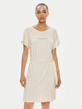 Emporio Armani Emporio Armani Každodenní šaty 262728 4R314 00856 Écru Regular Fit