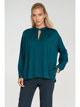 NIFE NIFE Halenka B197 Zelená Oversize