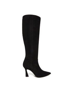 Stuart Weitzman Stuart Weitzman Kozačky Vinnie Zip SM588 Černá