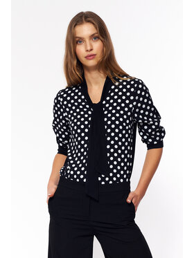 NIFE NIFE Bluzka Bluzka Czarny Classic Fit