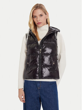 Morgan Morgan Vestă 252-GMODON Negru Regular Fit