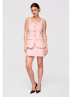 Ombre Ombre Sukienka wieczorowa LA-OM-DLR300 Różowy Slim Fit