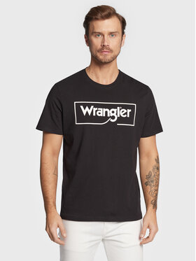 Wrangler Wrangler T-shirt Frame Logo W70JD3100 112319290 Nero Regular Fit