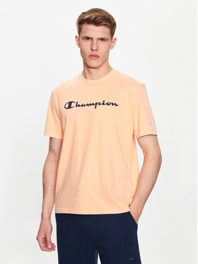 Champion Champion T-Shirt 218604 Pomarańczowy Regular Fit