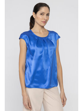 Deni Cler Milano Deni Cler Milano Top W-DC-0014-D2-A6-53-1 Niebieski Regular Fit
