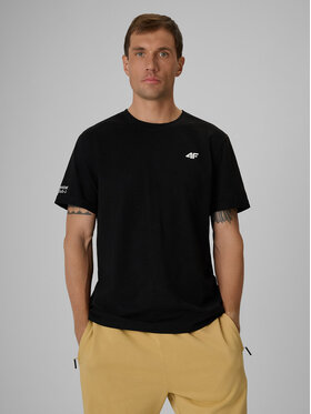 4F 4F T-Shirt LAKESIDE ESCAPE Czarny Regular Fit