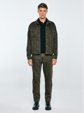 BIG STAR BIG STAR Jeansy ATES Brązowy Tapered Fit