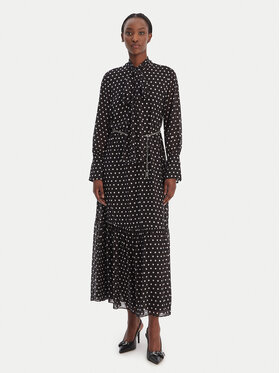 MICHAEL Michael Kors MICHAEL Michael Kors Košilové šaty MR68394K9J Černá A-Line Fit
