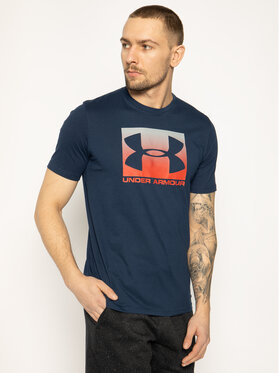 Under Armour Under Armour Tricou Ua Boxed Sportstyle 1329581 Bleumarin Loose Fit