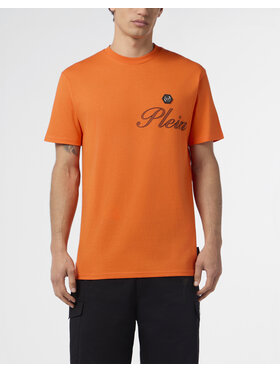 PHILIPP PLEIN PHILIPP PLEIN T-Shirt 29875 Pomarańczowy Regular Fit