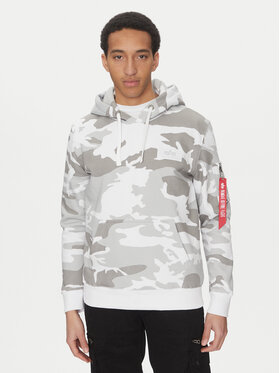 Alpha Industries Alpha Industries Світшот Back Print 178318 Сірий Regular Fit